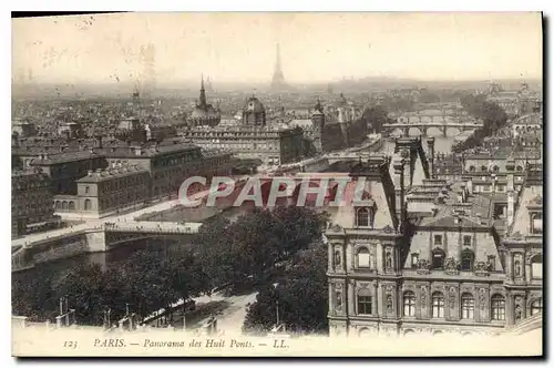 Ansichtskarte AK Paris Panorama des Huits Ponts Tour Eiffel