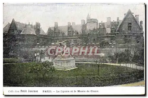 Cartes postales Paris Le Square et le Musee de Cluny