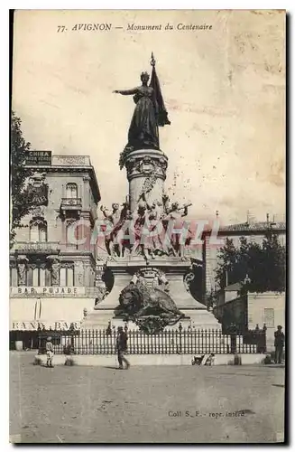 Cartes postales Avignon Monument du Centenaire