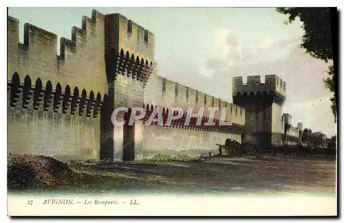 Cartes postales Avignon Les Remparts