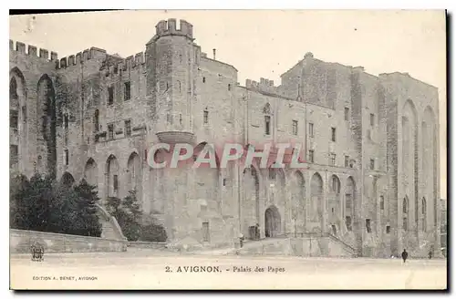 Cartes postales Avignon Palais des Papes
