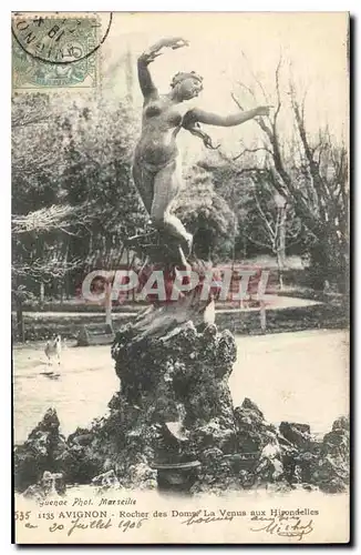 Cartes postales Avignon Rocher des Doms La Venus aux Hipondelles