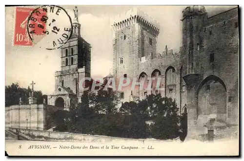 Cartes postales Avignon Notre Dame des Doms et la Tour Campana