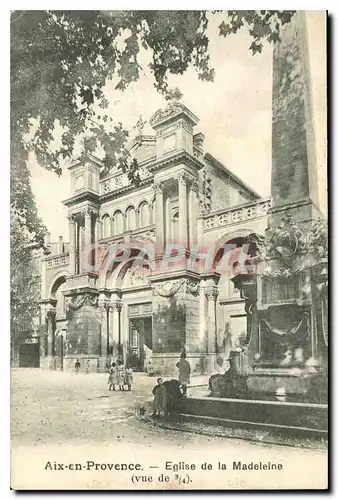 Cartes postales Aix en Provence Eglise de la Madeleine