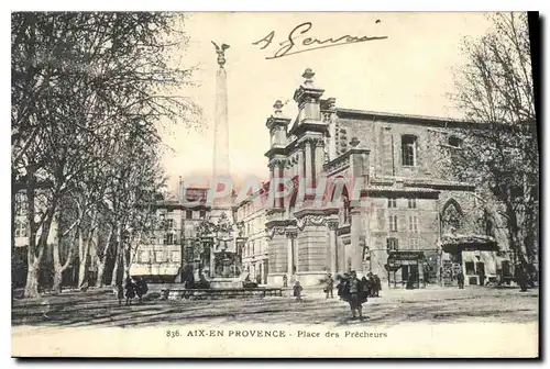 Cartes postales Aix en Provence Place des Precheurs