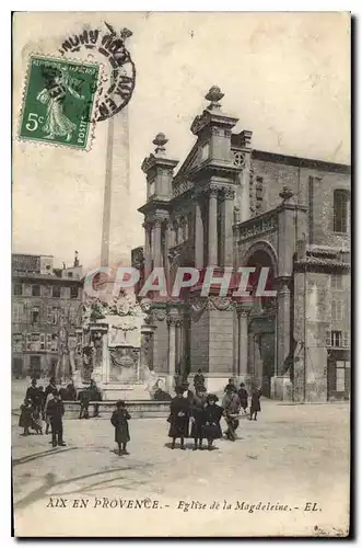 Ansichtskarte AK Aix en Provence Eglise de la Madeleine