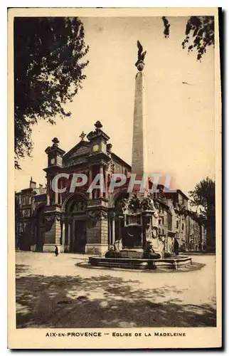 Cartes postales Aix en Provence Eglise de la Madeleine