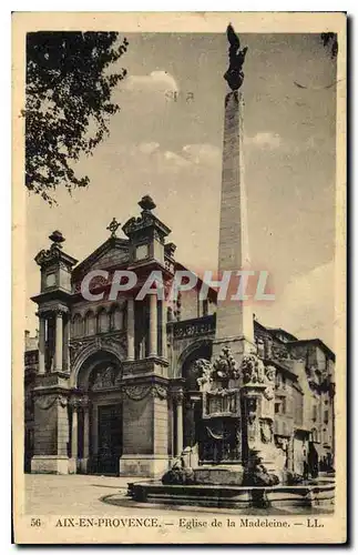 Cartes postales Aix en Provence Eglise de la Madeleine