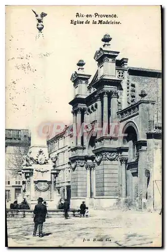 Cartes postales Aix en Provence Eglise de la Madeleine