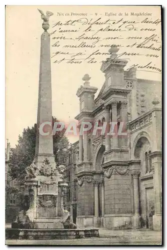 Cartes postales Aix en Provence Eglise de la Madeleine