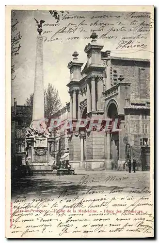 Cartes postales Aix en Provence Eglise de la Madeleine Place des Precheurs