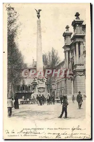 Cartes postales Aix en Provence Place des Precheurs