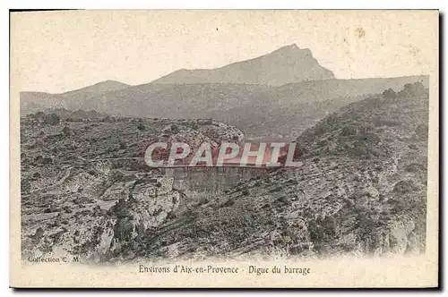 Ansichtskarte AK Environs d'Aix en Provence Digue du barrage