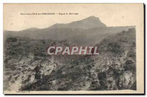 Ansichtskarte AK Environs d'Aix en Provence Digue du Barrage