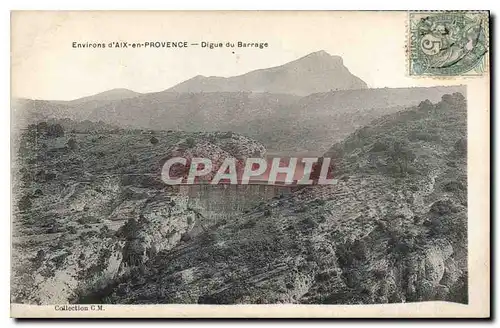 Ansichtskarte AK Environs d'Aix en Provence Digue du Barrage