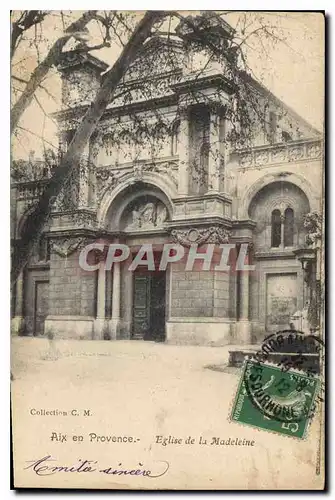 Cartes postales Aix en Provence Eglise de la Madeleine