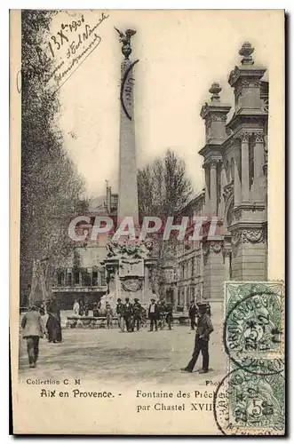 Cartes postales Aix en Provence Fontaine de Precheurs par Chastel