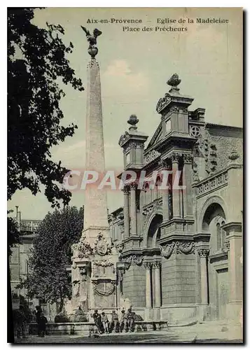 Cartes postales Aix en Provence Eglise de la Madeleine Place des Precheurs