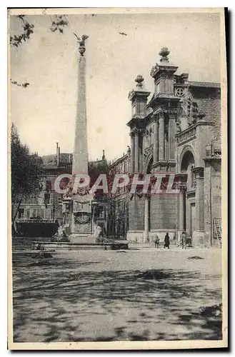 Ansichtskarte AK Aix en Provence Place des Precheurs Eglise Sainte Madeleine