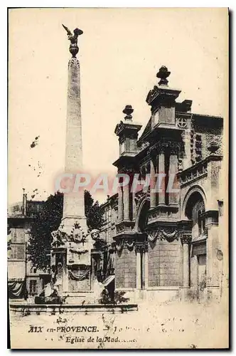 Cartes postales Aix en Provence Eglise de la Madeleine