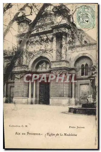 Cartes postales Aix en Provence Eglise de la Madeleine