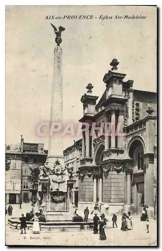 Ansichtskarte AK Aix en Provence Eglise Ste Madeleine