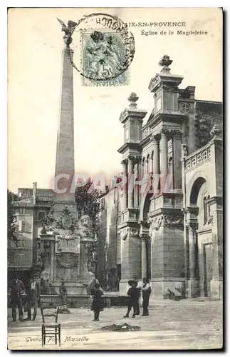 Cartes postales Aix en Provence Eglise de la Madeleine