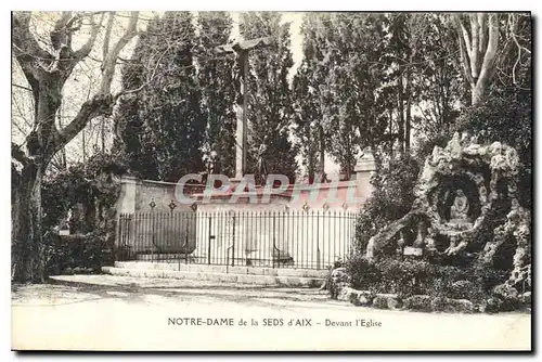 Cartes postales Notre Dame de la Sed d'Aix Devant l'Eglise