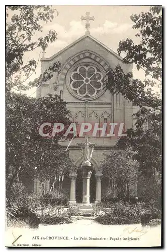 Cartes postales Aix en Provence Le Petit Seminaire Facade interieure