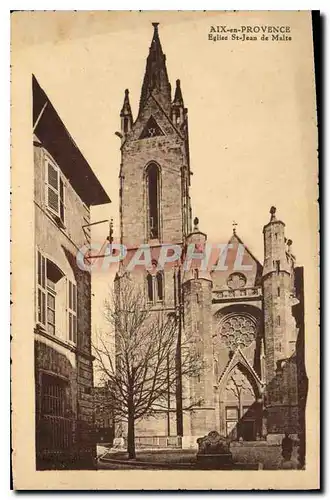 Ansichtskarte AK Aix en Provence Eglise St Jean de Malte