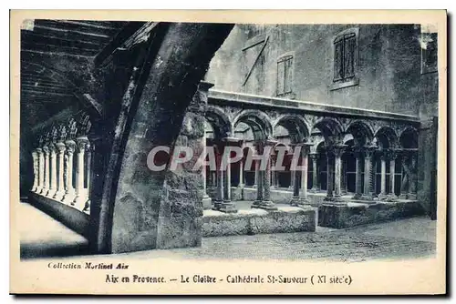 Cartes postales Aix en Provence Le Cloitre Cathedrale St Sauveur XI siecle