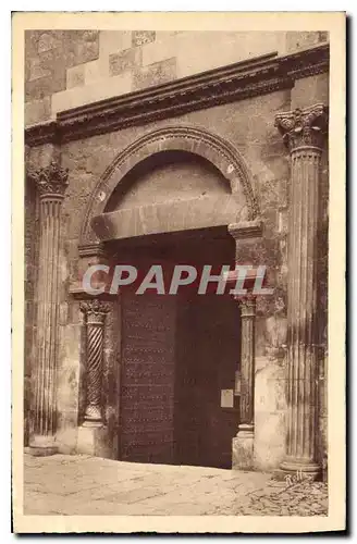 Ansichtskarte AK Aix en Provence Cathedrale Saint Sauveur Portail roman