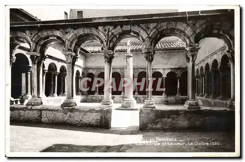 Ansichtskarte AK Aix en Provence Cathedrale St Sauveur le Cloitre 1080