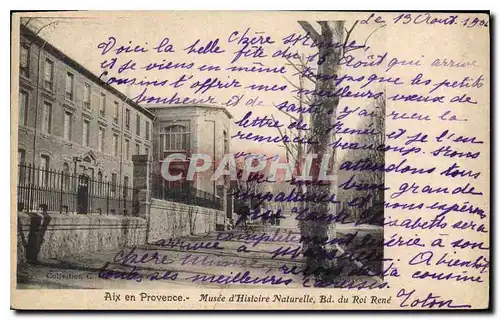 Cartes postales Aix en Provence Musee d'Histoire Naturelle BD du Roi Rene