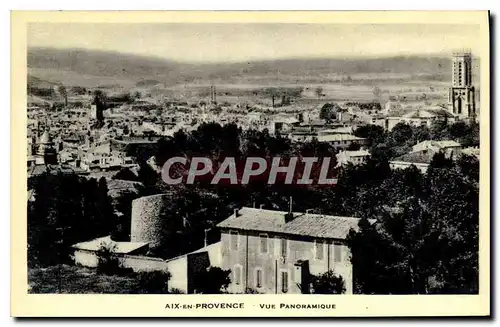 Cartes postales Aix en Provence vue panoramique