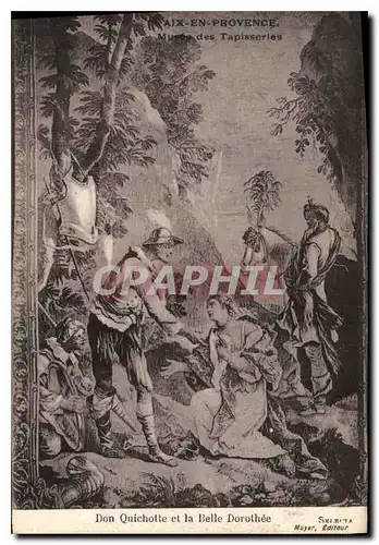Cartes postales Aix en Provence Musee des Tapisseries Don Quichotte et la Belle Dorothee