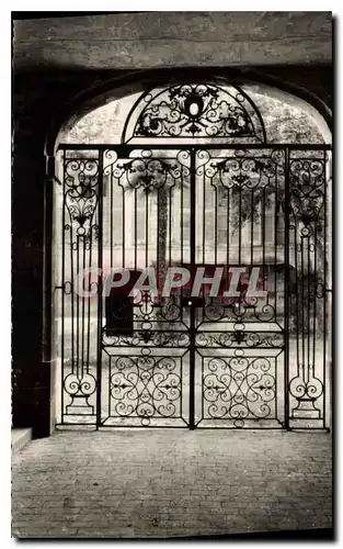 Cartes postales La Cite du roy Rene Aix en Provence Portail en fer Forge de l'Archeveche XVIII S