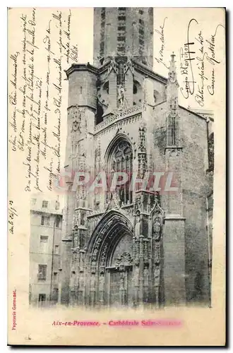 Cartes postales Aix en Provence Cathedrale Saint Sauveur