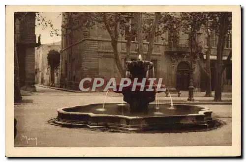 Ansichtskarte AK Les Petits Tableaux de Provence Aix en Provence Fontaine des Neuf Canons