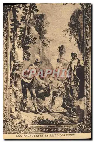 Cartes postales Musee des tapisseries d'Aix don Quichotte et la Belle Dorothee