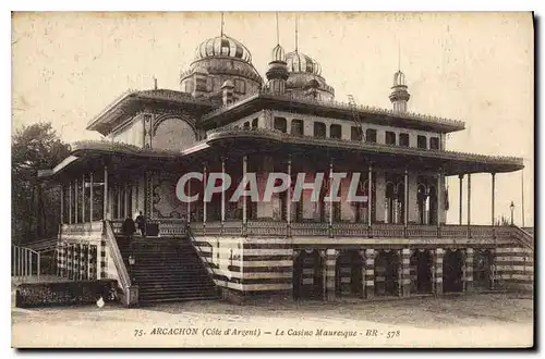 Cartes postales Arcachon Vote d'Argent le Casino Mauresque