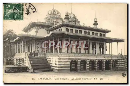 Cartes postales Arcachon Cote d'Argent le Casino Mauresque