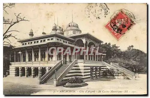 Cartes postales Arcachon Cote d'Argent le Casino Mauresque