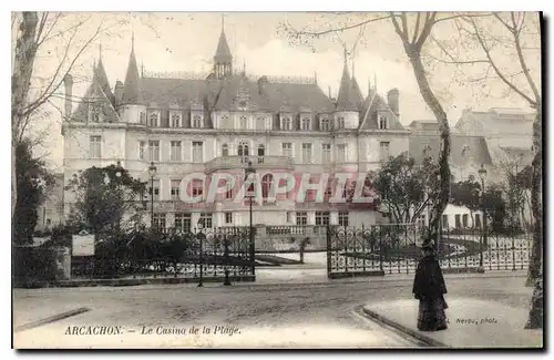 Cartes postales Arcachon le Casino de la plage