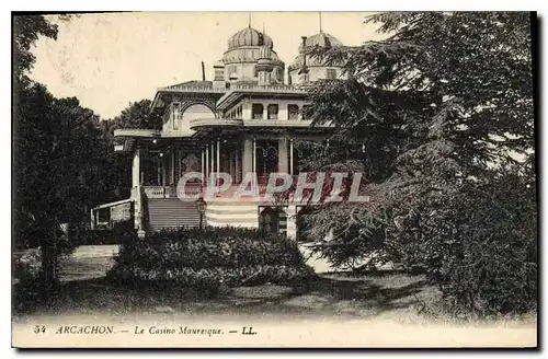 Cartes postales Arcachon le casino Mauresque