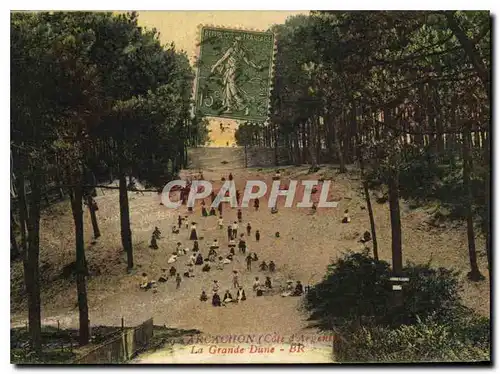 Ansichtskarte AK Arcachon Cote d'Argent la Grande Dune