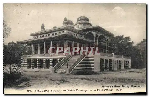 Cartes postales Arcachon Gironde Casino Mauresque de la Ville d'Hiver