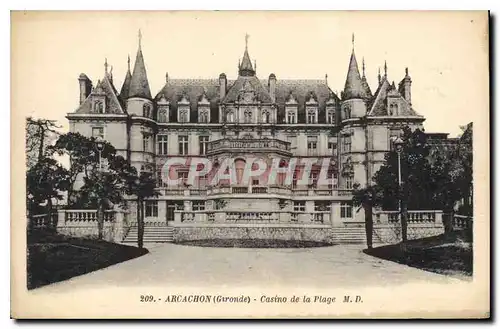 Cartes postales Arcachon Gironde Casino de la Plage