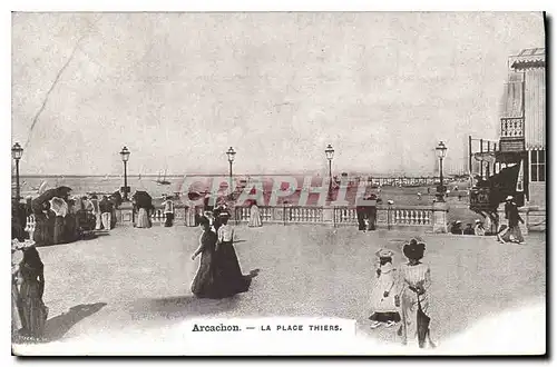 Cartes postales Arcachon la place Thiers