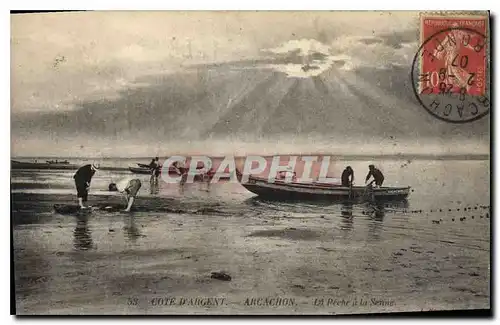 Cartes postales Cote d'Argent Arcachon la Peche a la Seine